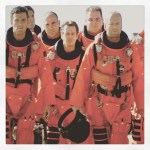 A Polaroïd somebody took from that day I went into space.